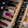 Vinolare_Allegreza_vrijstaand_wijnklimaatkast_60_flessen_houten_plateau_wijn_flessen