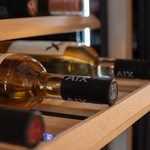 Vinolare_Grazioso_inbouw_wijnklimaatkast_95_flessen_plateau_hout_wijn